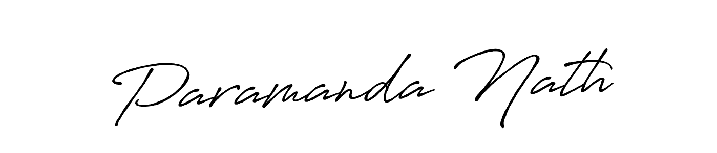 Also You can easily find your signature by using the search form. We will create Paramanda Nath name handwritten signature images for you free of cost using Antro_Vectra_Bolder sign style. Paramanda Nath signature style 7 images and pictures png