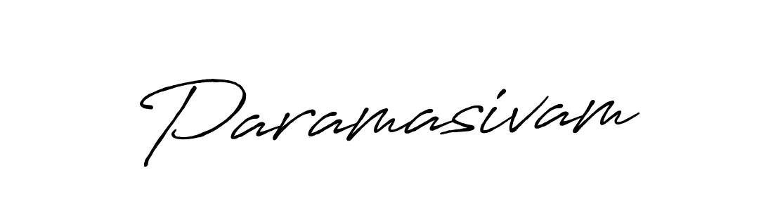 Also we have Paramasivam name is the best signature style. Create professional handwritten signature collection using Antro_Vectra_Bolder autograph style. Paramasivam signature style 7 images and pictures png