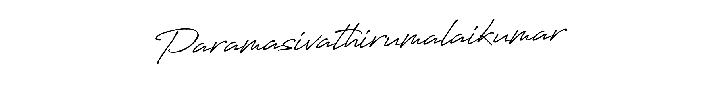 Paramasivathirumalaikumar stylish signature style. Best Handwritten Sign (Antro_Vectra_Bolder) for my name. Handwritten Signature Collection Ideas for my name Paramasivathirumalaikumar. Paramasivathirumalaikumar signature style 7 images and pictures png