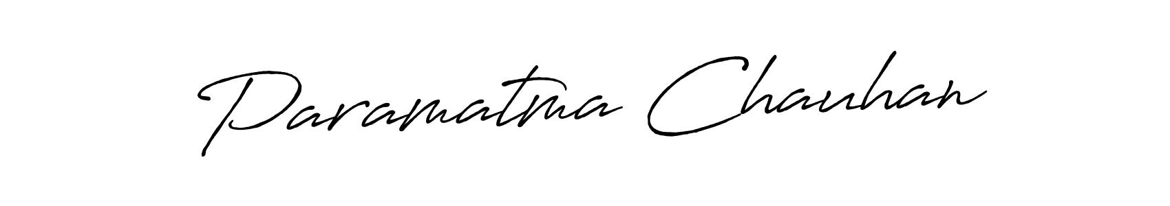 Similarly Antro_Vectra_Bolder is the best handwritten signature design. Signature creator online .You can use it as an online autograph creator for name Paramatma Chauhan. Paramatma Chauhan signature style 7 images and pictures png