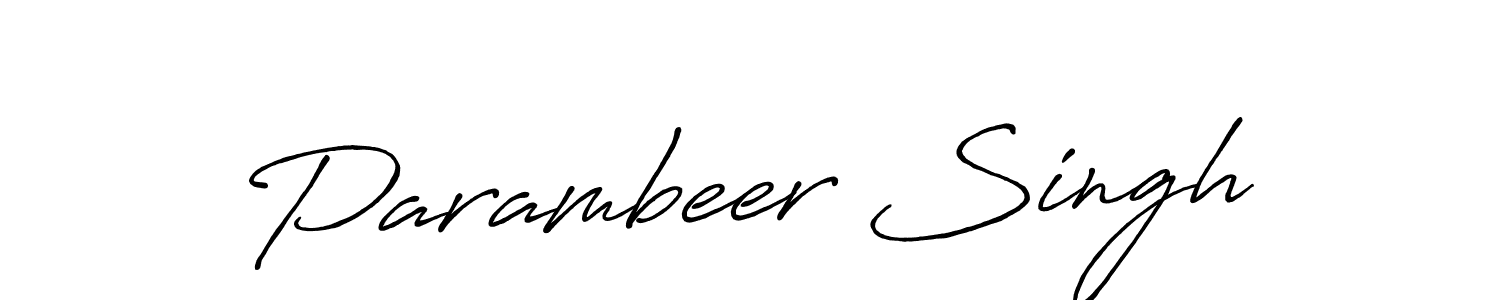 Antro_Vectra_Bolder is a professional signature style that is perfect for those who want to add a touch of class to their signature. It is also a great choice for those who want to make their signature more unique. Get Parambeer Singh name to fancy signature for free. Parambeer Singh signature style 7 images and pictures png