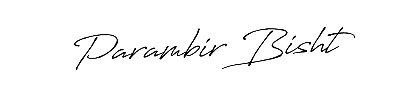 Make a short Parambir Bisht signature style. Manage your documents anywhere anytime using Antro_Vectra_Bolder. Create and add eSignatures, submit forms, share and send files easily. Parambir Bisht signature style 7 images and pictures png