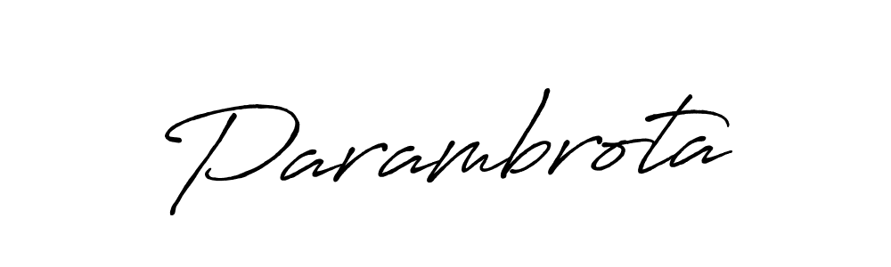 Make a beautiful signature design for name Parambrota. Use this online signature maker to create a handwritten signature for free. Parambrota signature style 7 images and pictures png