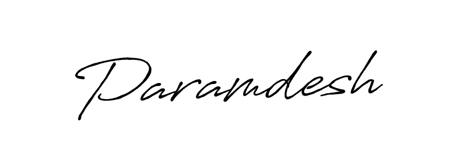 Use a signature maker to create a handwritten signature online. With this signature software, you can design (Antro_Vectra_Bolder) your own signature for name Paramdesh. Paramdesh signature style 7 images and pictures png