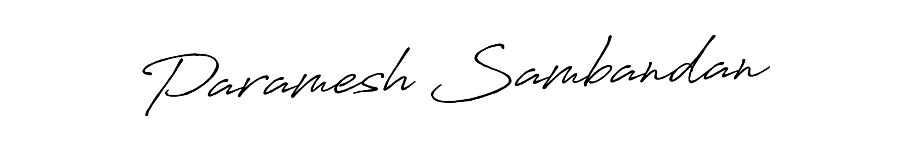 Also we have Paramesh Sambandan name is the best signature style. Create professional handwritten signature collection using Antro_Vectra_Bolder autograph style. Paramesh Sambandan signature style 7 images and pictures png