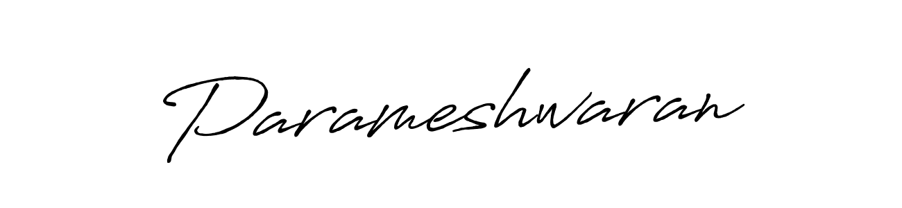 Make a beautiful signature design for name Parameshwaran. With this signature (Antro_Vectra_Bolder) style, you can create a handwritten signature for free. Parameshwaran signature style 7 images and pictures png