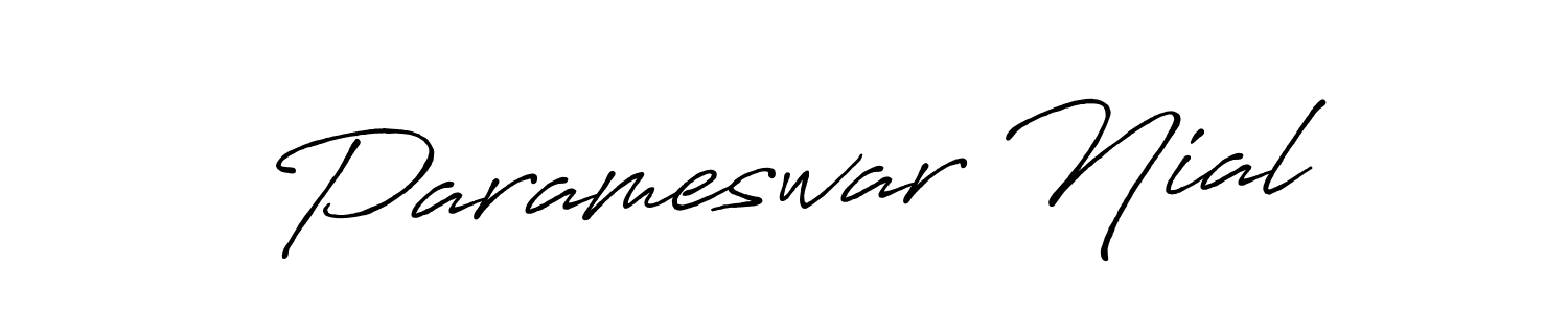 Check out images of Autograph of Parameswar Nial name. Actor Parameswar Nial Signature Style. Antro_Vectra_Bolder is a professional sign style online. Parameswar Nial signature style 7 images and pictures png
