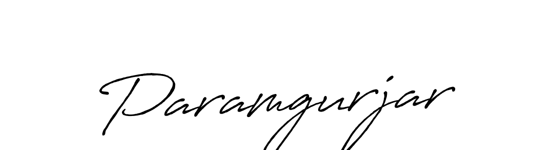 You should practise on your own different ways (Antro_Vectra_Bolder) to write your name (Paramgurjar) in signature. don't let someone else do it for you. Paramgurjar signature style 7 images and pictures png