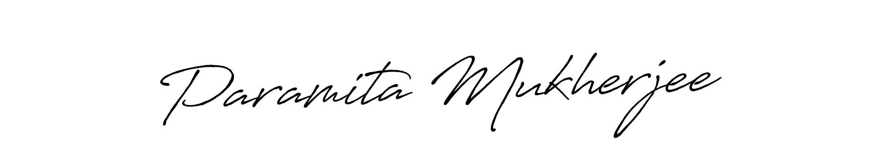 You should practise on your own different ways (Antro_Vectra_Bolder) to write your name (Paramita Mukherjee) in signature. don't let someone else do it for you. Paramita Mukherjee signature style 7 images and pictures png