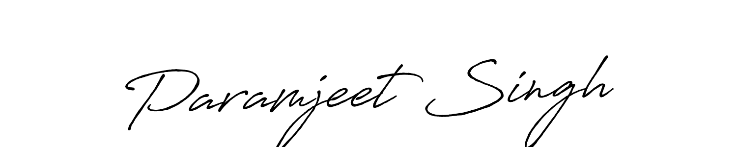 How to make Paramjeet Singh signature? Antro_Vectra_Bolder is a professional autograph style. Create handwritten signature for Paramjeet Singh name. Paramjeet Singh signature style 7 images and pictures png
