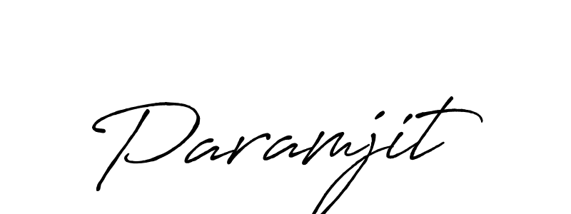 How to make Paramjit name signature. Use Antro_Vectra_Bolder style for creating short signs online. This is the latest handwritten sign. Paramjit signature style 7 images and pictures png