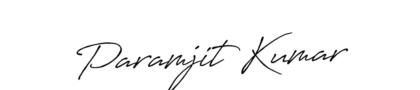 How to make Paramjit Kumar signature? Antro_Vectra_Bolder is a professional autograph style. Create handwritten signature for Paramjit Kumar name. Paramjit Kumar signature style 7 images and pictures png
