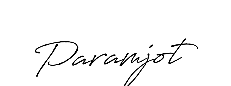 How to make Paramjot name signature. Use Antro_Vectra_Bolder style for creating short signs online. This is the latest handwritten sign. Paramjot signature style 7 images and pictures png