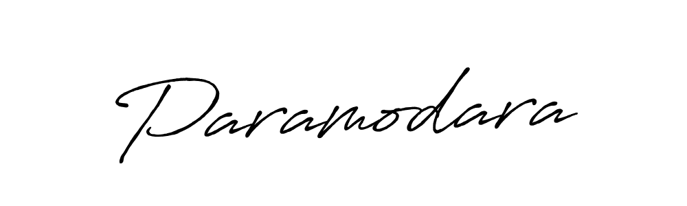 Use a signature maker to create a handwritten signature online. With this signature software, you can design (Antro_Vectra_Bolder) your own signature for name Paramodara. Paramodara signature style 7 images and pictures png