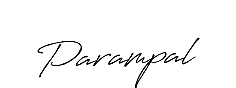 Create a beautiful signature design for name Parampal. With this signature (Antro_Vectra_Bolder) fonts, you can make a handwritten signature for free. Parampal signature style 7 images and pictures png