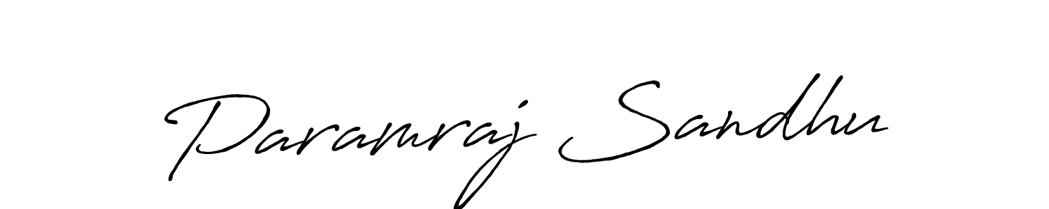 Paramraj Sandhu stylish signature style. Best Handwritten Sign (Antro_Vectra_Bolder) for my name. Handwritten Signature Collection Ideas for my name Paramraj Sandhu. Paramraj Sandhu signature style 7 images and pictures png