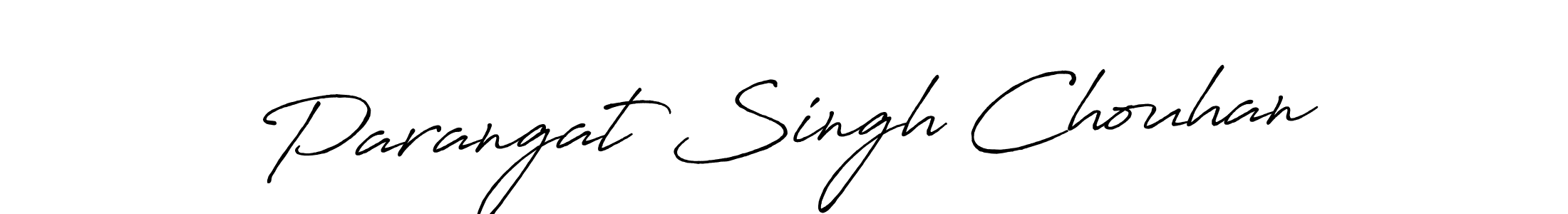 Antro_Vectra_Bolder is a professional signature style that is perfect for those who want to add a touch of class to their signature. It is also a great choice for those who want to make their signature more unique. Get Parangat Singh Chouhan name to fancy signature for free. Parangat Singh Chouhan signature style 7 images and pictures png