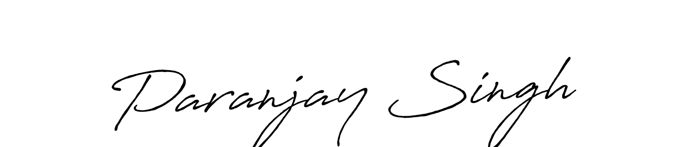 Paranjay Singh stylish signature style. Best Handwritten Sign (Antro_Vectra_Bolder) for my name. Handwritten Signature Collection Ideas for my name Paranjay Singh. Paranjay Singh signature style 7 images and pictures png