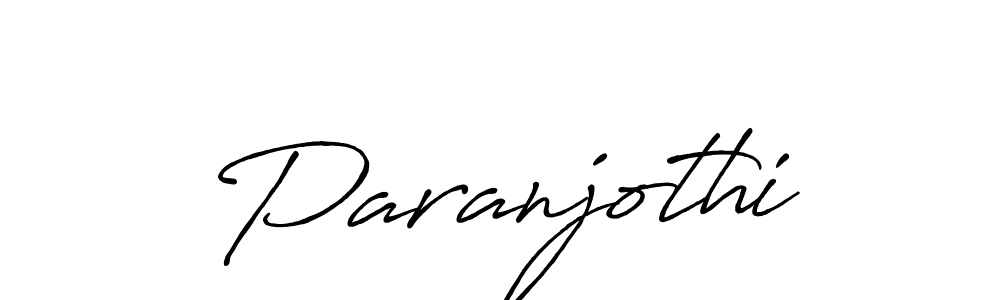 How to Draw Paranjothi signature style? Antro_Vectra_Bolder is a latest design signature styles for name Paranjothi. Paranjothi signature style 7 images and pictures png