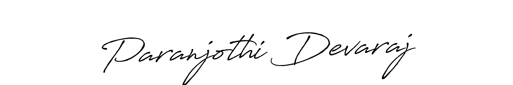 Make a beautiful signature design for name Paranjothi Devaraj. Use this online signature maker to create a handwritten signature for free. Paranjothi Devaraj signature style 7 images and pictures png