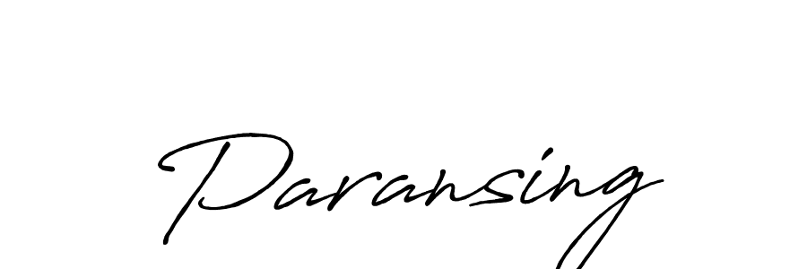 Make a beautiful signature design for name Paransing. Use this online signature maker to create a handwritten signature for free. Paransing signature style 7 images and pictures png
