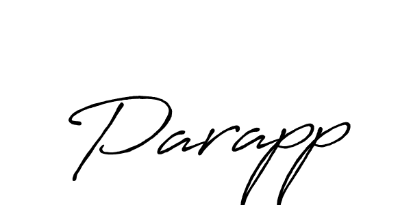 You should practise on your own different ways (Antro_Vectra_Bolder) to write your name (Parapp) in signature. don't let someone else do it for you. Parapp signature style 7 images and pictures png