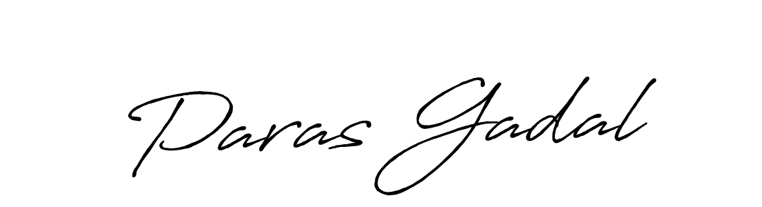 The best way (Antro_Vectra_Bolder) to make a short signature is to pick only two or three words in your name. The name Paras Gadal include a total of six letters. For converting this name. Paras Gadal signature style 7 images and pictures png