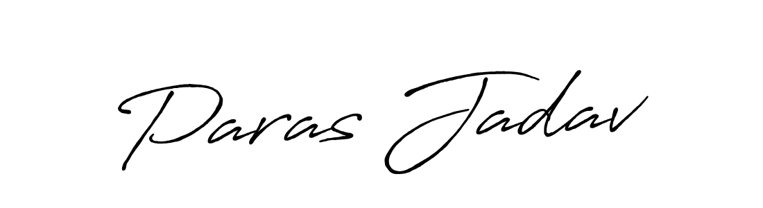 if you are searching for the best signature style for your name Paras Jadav. so please give up your signature search. here we have designed multiple signature styles  using Antro_Vectra_Bolder. Paras Jadav signature style 7 images and pictures png