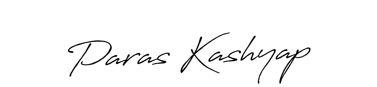 Also we have Paras Kashyap name is the best signature style. Create professional handwritten signature collection using Antro_Vectra_Bolder autograph style. Paras Kashyap signature style 7 images and pictures png