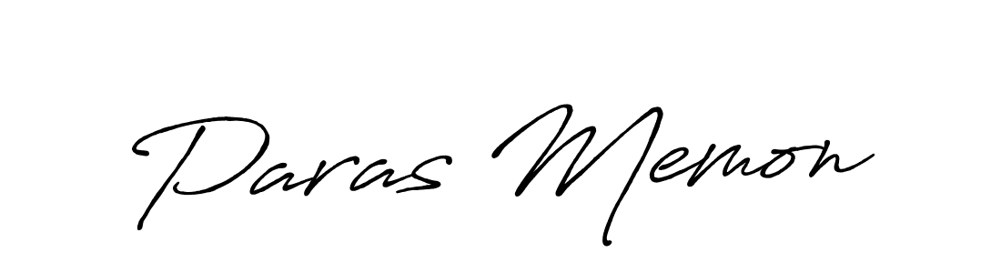 Once you've used our free online signature maker to create your best signature Antro_Vectra_Bolder style, it's time to enjoy all of the benefits that Paras Memon name signing documents. Paras Memon signature style 7 images and pictures png