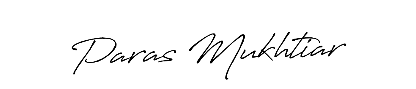 Make a short Paras Mukhtiar signature style. Manage your documents anywhere anytime using Antro_Vectra_Bolder. Create and add eSignatures, submit forms, share and send files easily. Paras Mukhtiar signature style 7 images and pictures png