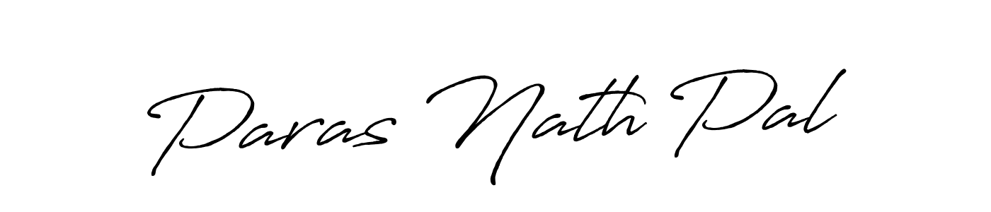 How to make Paras Nath Pal name signature. Use Antro_Vectra_Bolder style for creating short signs online. This is the latest handwritten sign. Paras Nath Pal signature style 7 images and pictures png