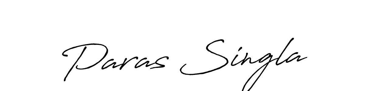 Similarly Antro_Vectra_Bolder is the best handwritten signature design. Signature creator online .You can use it as an online autograph creator for name Paras Singla. Paras Singla signature style 7 images and pictures png