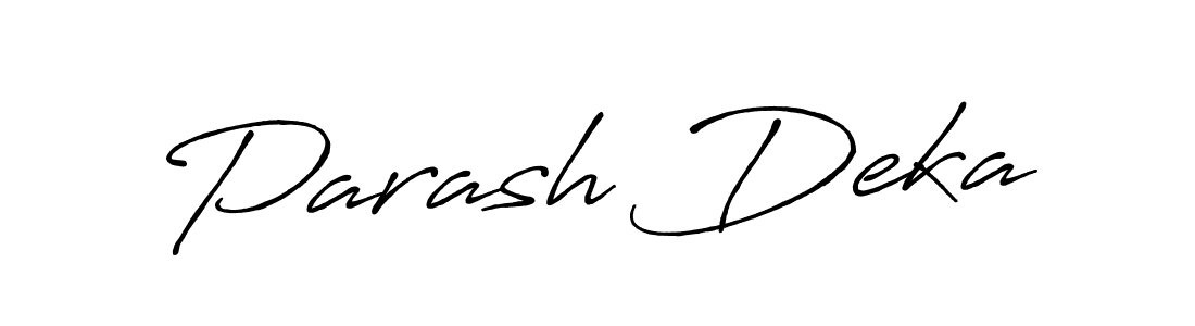 This is the best signature style for the Parash Deka name. Also you like these signature font (Antro_Vectra_Bolder). Mix name signature. Parash Deka signature style 7 images and pictures png