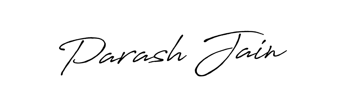 You should practise on your own different ways (Antro_Vectra_Bolder) to write your name (Parash Jain) in signature. don't let someone else do it for you. Parash Jain signature style 7 images and pictures png