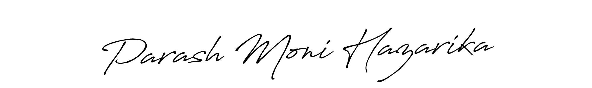 How to make Parash Moni Hazarika signature? Antro_Vectra_Bolder is a professional autograph style. Create handwritten signature for Parash Moni Hazarika name. Parash Moni Hazarika signature style 7 images and pictures png