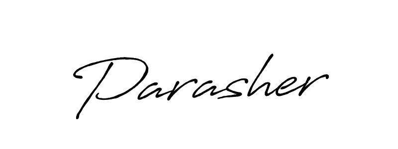 You should practise on your own different ways (Antro_Vectra_Bolder) to write your name (Parasher) in signature. don't let someone else do it for you. Parasher signature style 7 images and pictures png