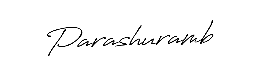 Make a beautiful signature design for name Parashuramb. With this signature (Antro_Vectra_Bolder) style, you can create a handwritten signature for free. Parashuramb signature style 7 images and pictures png