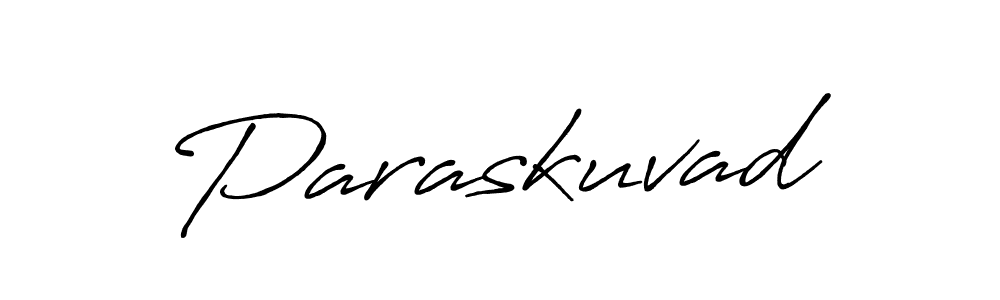 How to make Paraskuvad signature? Antro_Vectra_Bolder is a professional autograph style. Create handwritten signature for Paraskuvad name. Paraskuvad signature style 7 images and pictures png