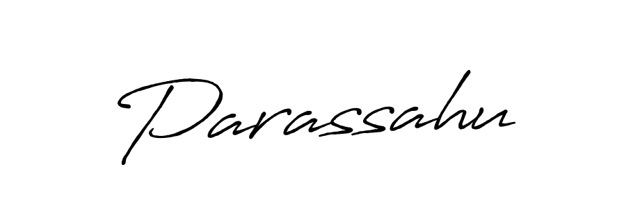 Once you've used our free online signature maker to create your best signature Antro_Vectra_Bolder style, it's time to enjoy all of the benefits that Parassahu name signing documents. Parassahu signature style 7 images and pictures png