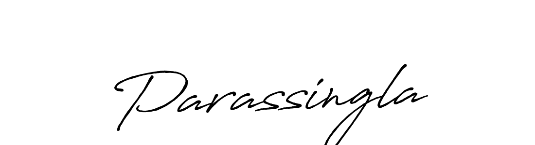 Use a signature maker to create a handwritten signature online. With this signature software, you can design (Antro_Vectra_Bolder) your own signature for name Parassingla. Parassingla signature style 7 images and pictures png