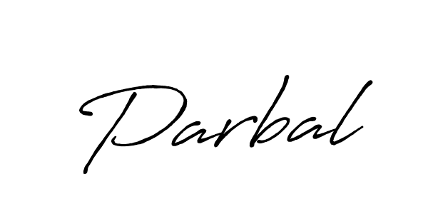 Parbal stylish signature style. Best Handwritten Sign (Antro_Vectra_Bolder) for my name. Handwritten Signature Collection Ideas for my name Parbal. Parbal signature style 7 images and pictures png