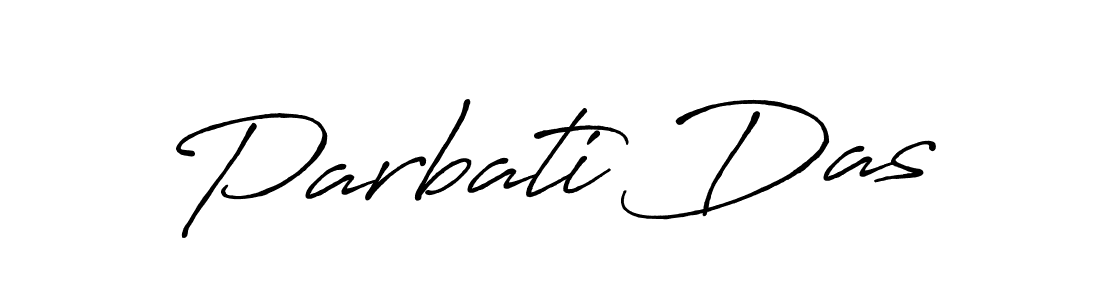 How to make Parbati Das signature? Antro_Vectra_Bolder is a professional autograph style. Create handwritten signature for Parbati Das name. Parbati Das signature style 7 images and pictures png
