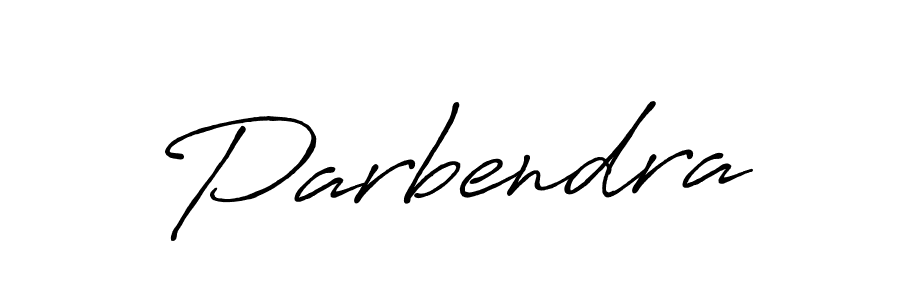 Parbendra stylish signature style. Best Handwritten Sign (Antro_Vectra_Bolder) for my name. Handwritten Signature Collection Ideas for my name Parbendra. Parbendra signature style 7 images and pictures png