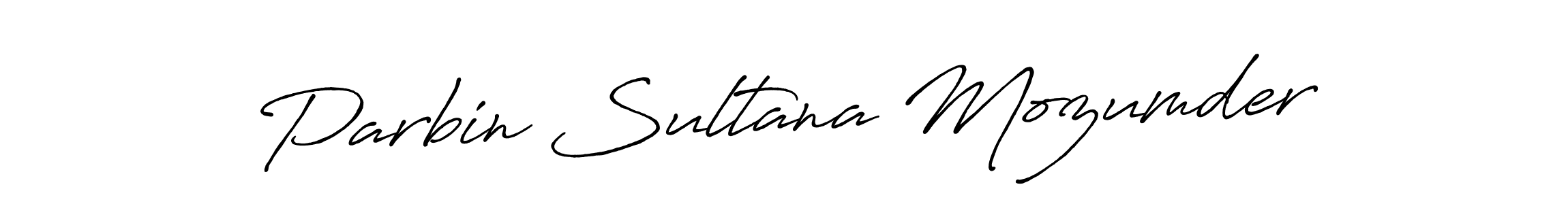 Also You can easily find your signature by using the search form. We will create Parbin Sultana Mozumder name handwritten signature images for you free of cost using Antro_Vectra_Bolder sign style. Parbin Sultana Mozumder signature style 7 images and pictures png