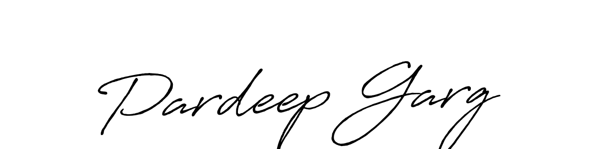 Make a beautiful signature design for name Pardeep Garg. Use this online signature maker to create a handwritten signature for free. Pardeep Garg signature style 7 images and pictures png