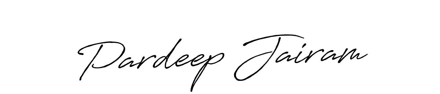 Use a signature maker to create a handwritten signature online. With this signature software, you can design (Antro_Vectra_Bolder) your own signature for name Pardeep Jairam. Pardeep Jairam signature style 7 images and pictures png