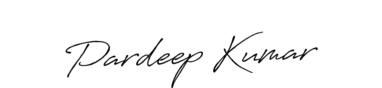 Pardeep Kumar stylish signature style. Best Handwritten Sign (Antro_Vectra_Bolder) for my name. Handwritten Signature Collection Ideas for my name Pardeep Kumar. Pardeep Kumar signature style 7 images and pictures png