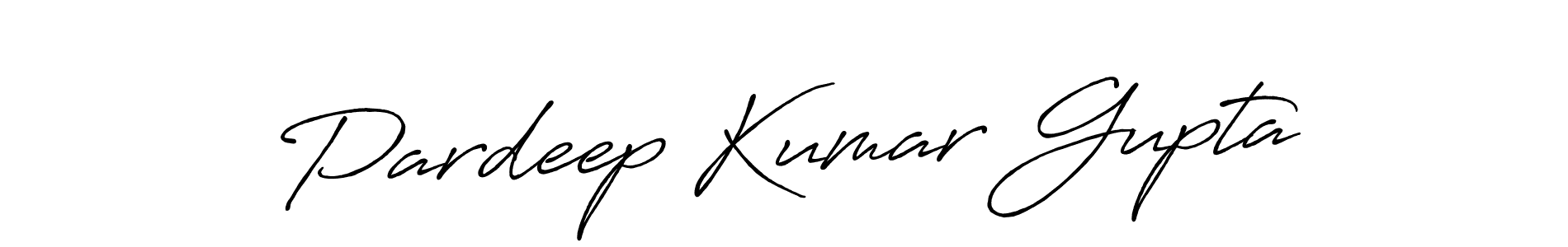 How to make Pardeep Kumar Gupta signature? Antro_Vectra_Bolder is a professional autograph style. Create handwritten signature for Pardeep Kumar Gupta name. Pardeep Kumar Gupta signature style 7 images and pictures png