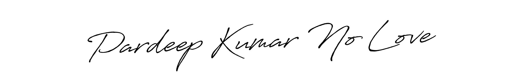 Create a beautiful signature design for name Pardeep Kumar No Love. With this signature (Antro_Vectra_Bolder) fonts, you can make a handwritten signature for free. Pardeep Kumar No Love signature style 7 images and pictures png